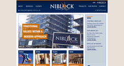 Desktop Screenshot of niblock.co.uk